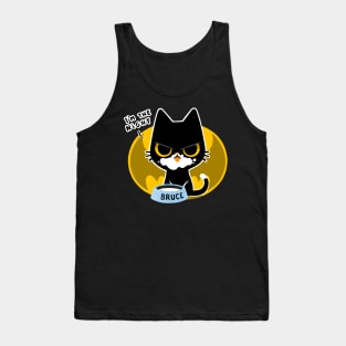 I'm the night - hero cat mask - cute and angry kitty Tank Top